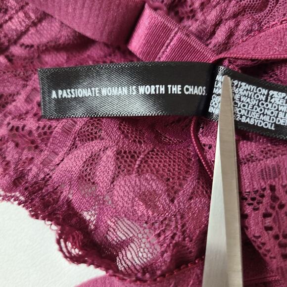 Torrid Nightie Women 1X Sexy Spaghetti Strap Floral Lace Fairy Core Nightgown - Picture 13 of 15